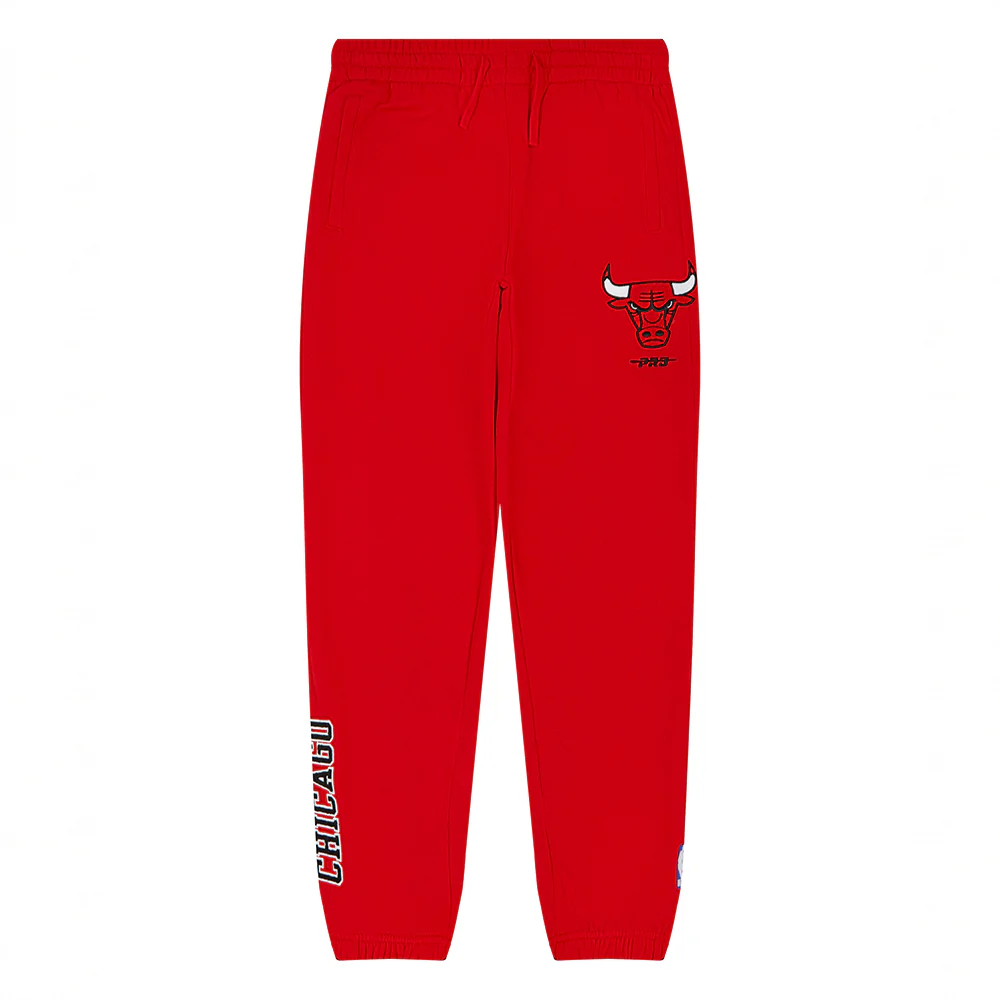 NBA CHICAGO BULLS CLASSIC BIG BOYS FLC SWEATPANT (RED) - Image 4