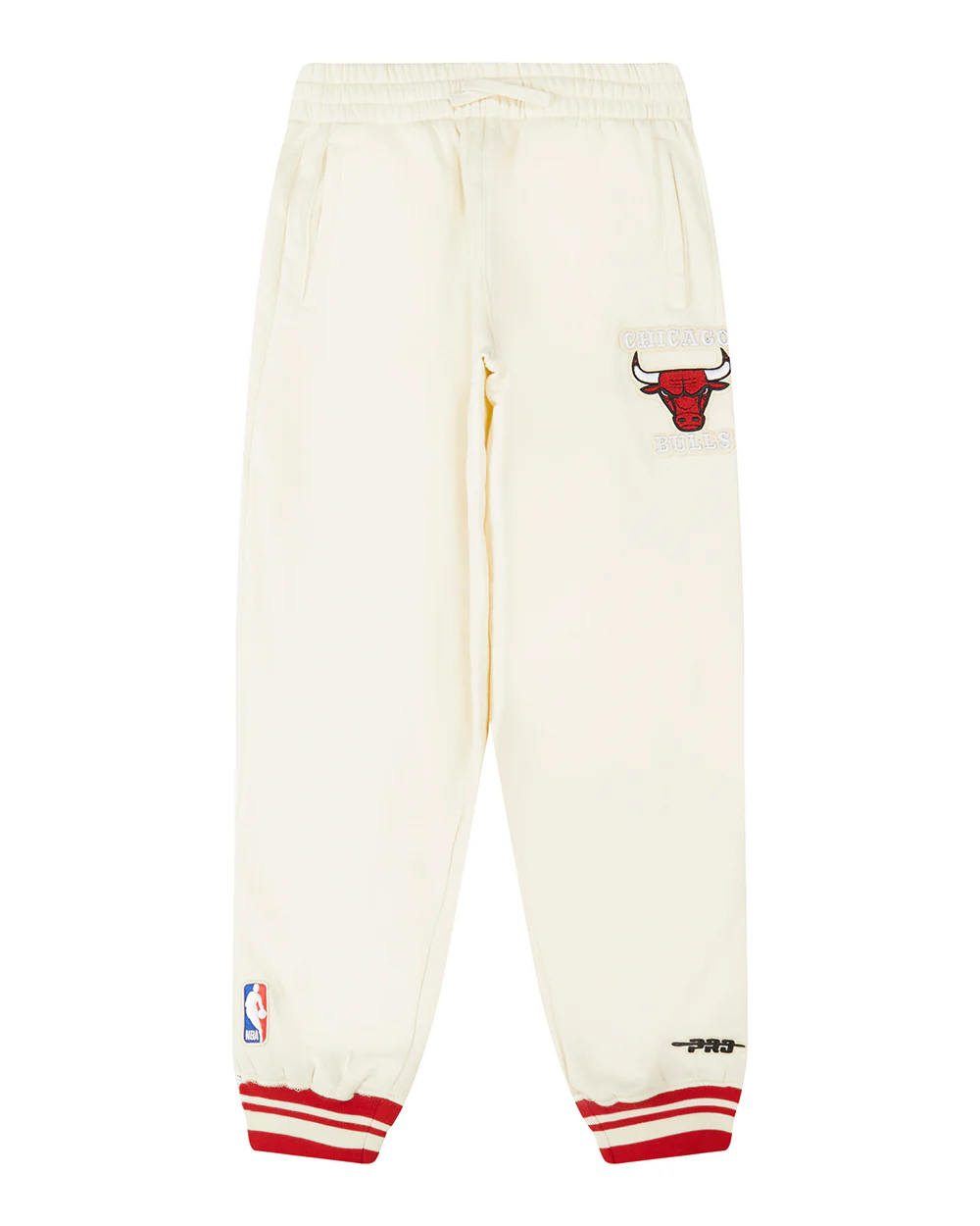 NBA CHICAGO BULLS RETRO CLASSIC BIG BOYS RIB FLC SWEATPANT (EGGSHELL/ RED)