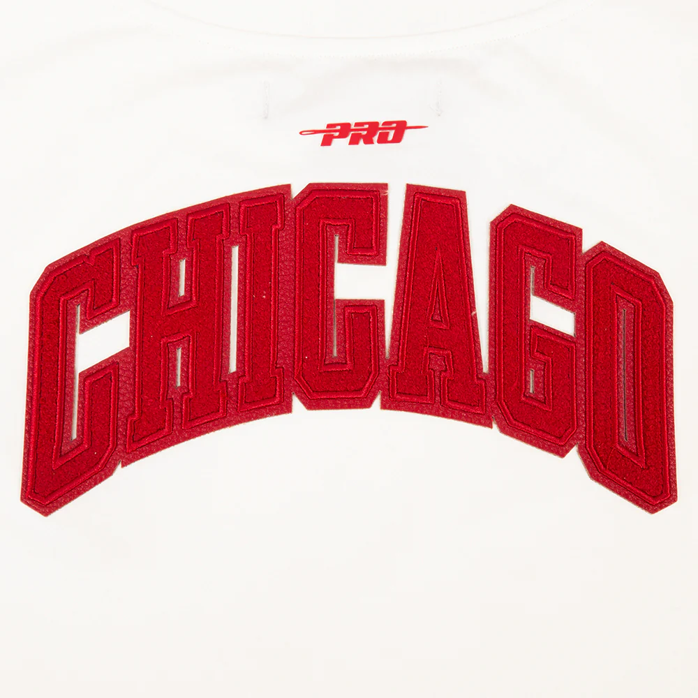 NBA CHICAGO BULLS TRIPLE TONAL BODYCON DRESS (EGGSHELL) - Image 5