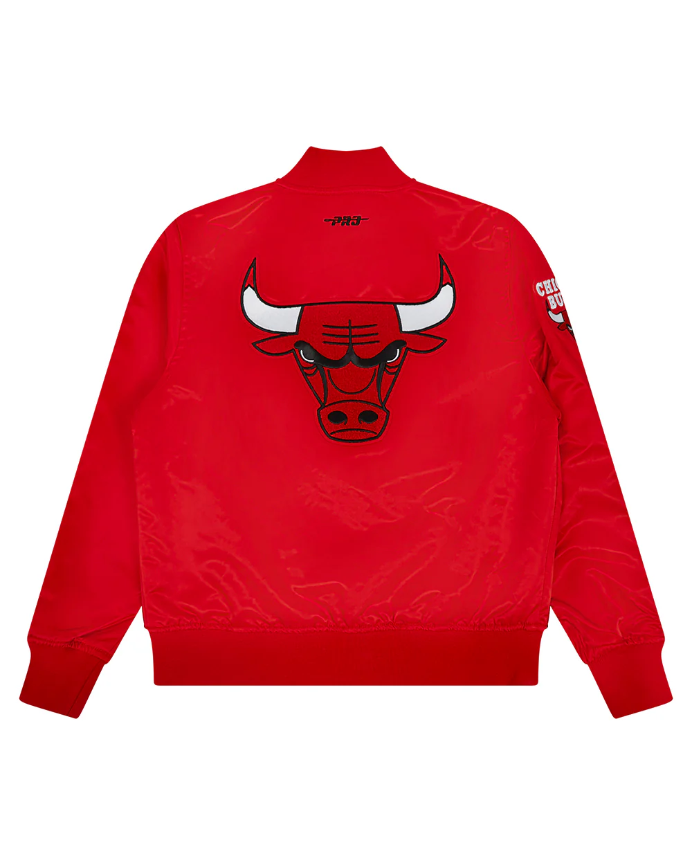 NBA CHICAGO BULLS CLASSIC BIG BOYS SATIN JACKET (RED) - Image 4
