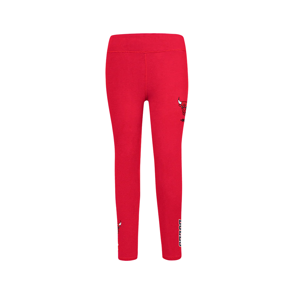 NBA CHICAGO BULLS CLASSIC BIG GIRLS LEGGING (RED) - Image 2