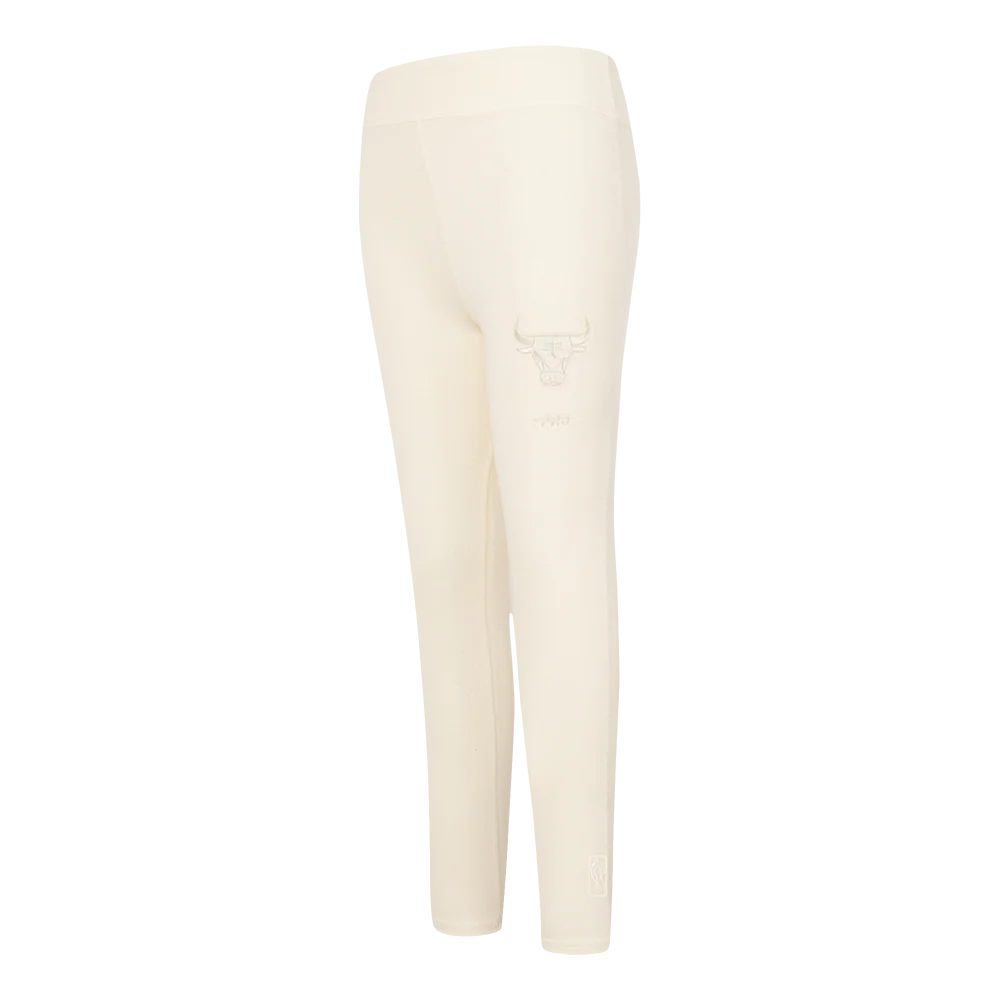NBA CHICAGO BULLS NEUTRAL BIG GIRLS LEGGING (EGGSHELL)