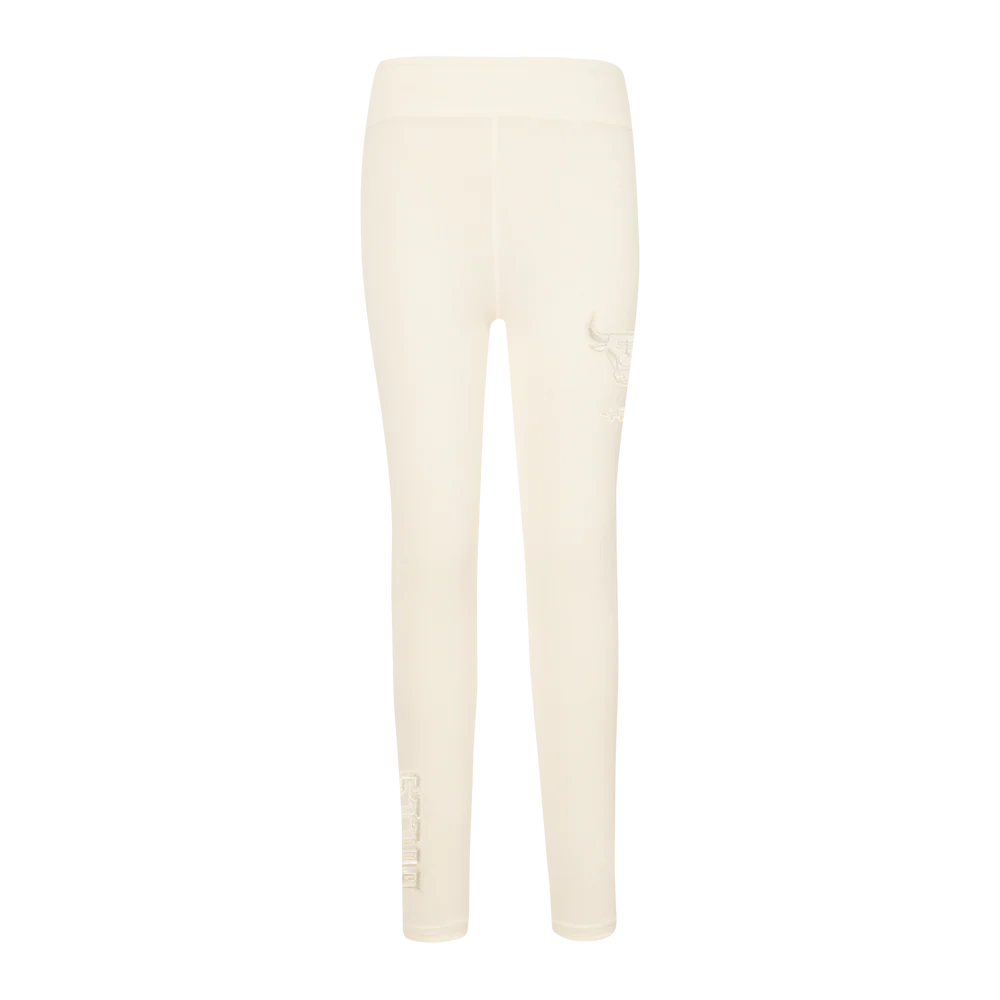 NBA CHICAGO BULLS NEUTRAL BIG GIRLS LEGGING (EGGSHELL) - Image 2