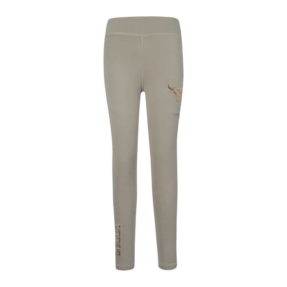 NBA CHICAGO BULLS NEUTRAL BIG GIRLS LEGGING (TAUPE) - Image 2