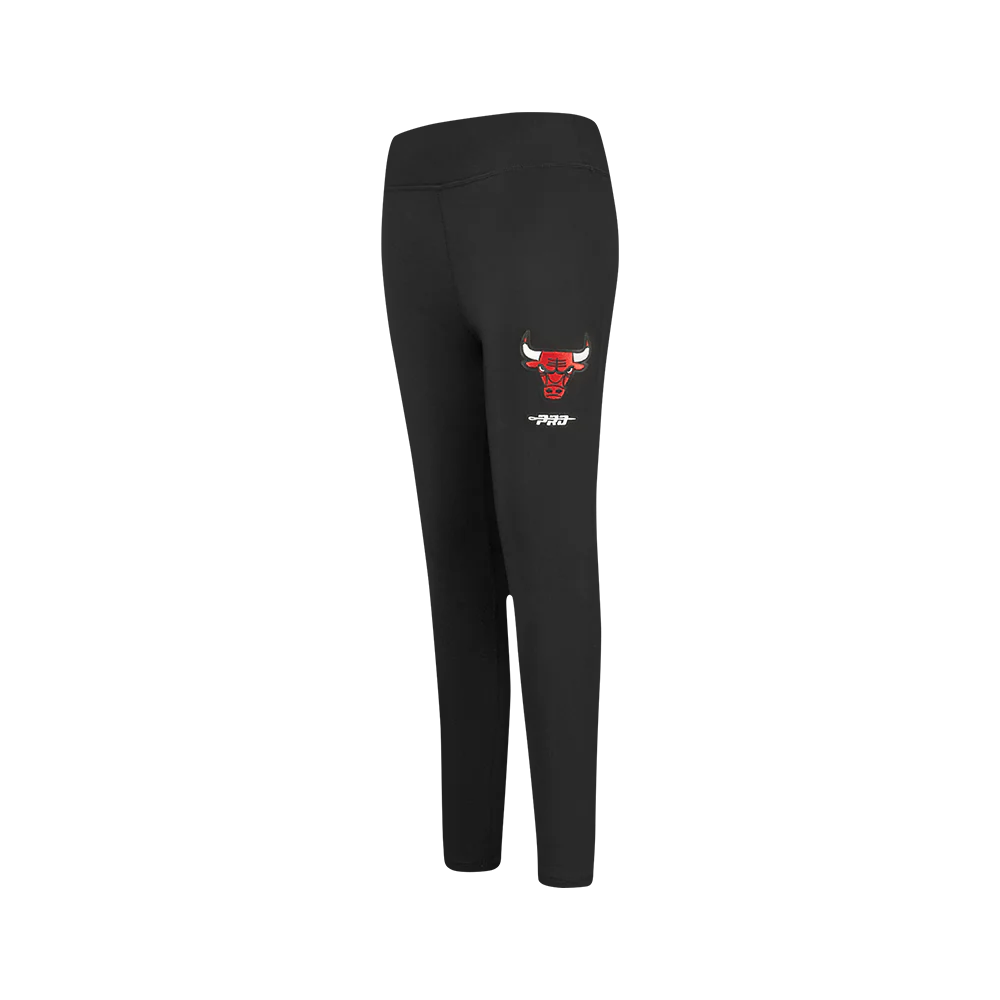 NBA CHICAGO BULLS RETRO CLASSIC BIG GIRLS LEGGING (BLACK)