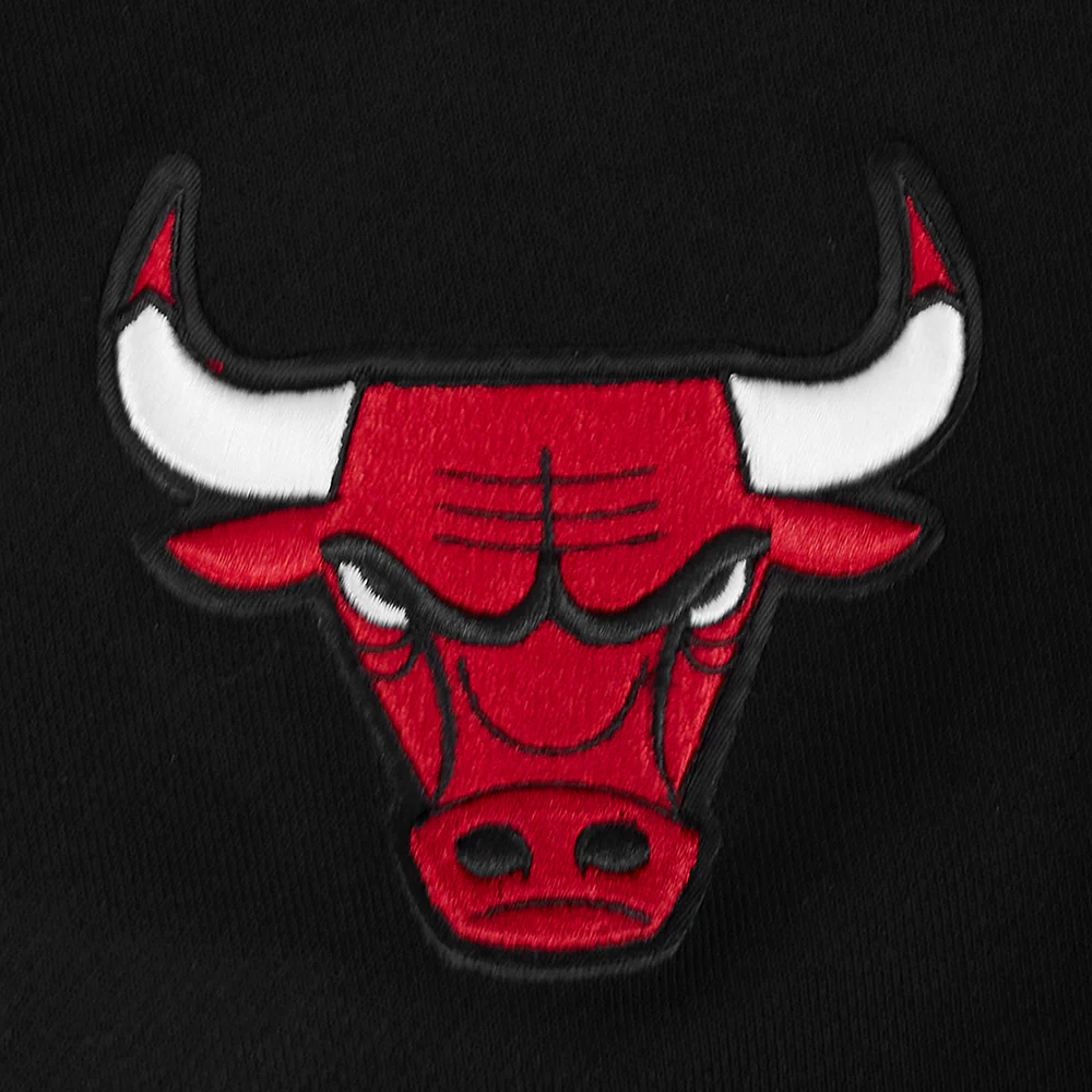 NBA CHICAGO BULLS WINGSPAN WOMEN'S FLEECE CREWNECK (BLACK) - Image 8