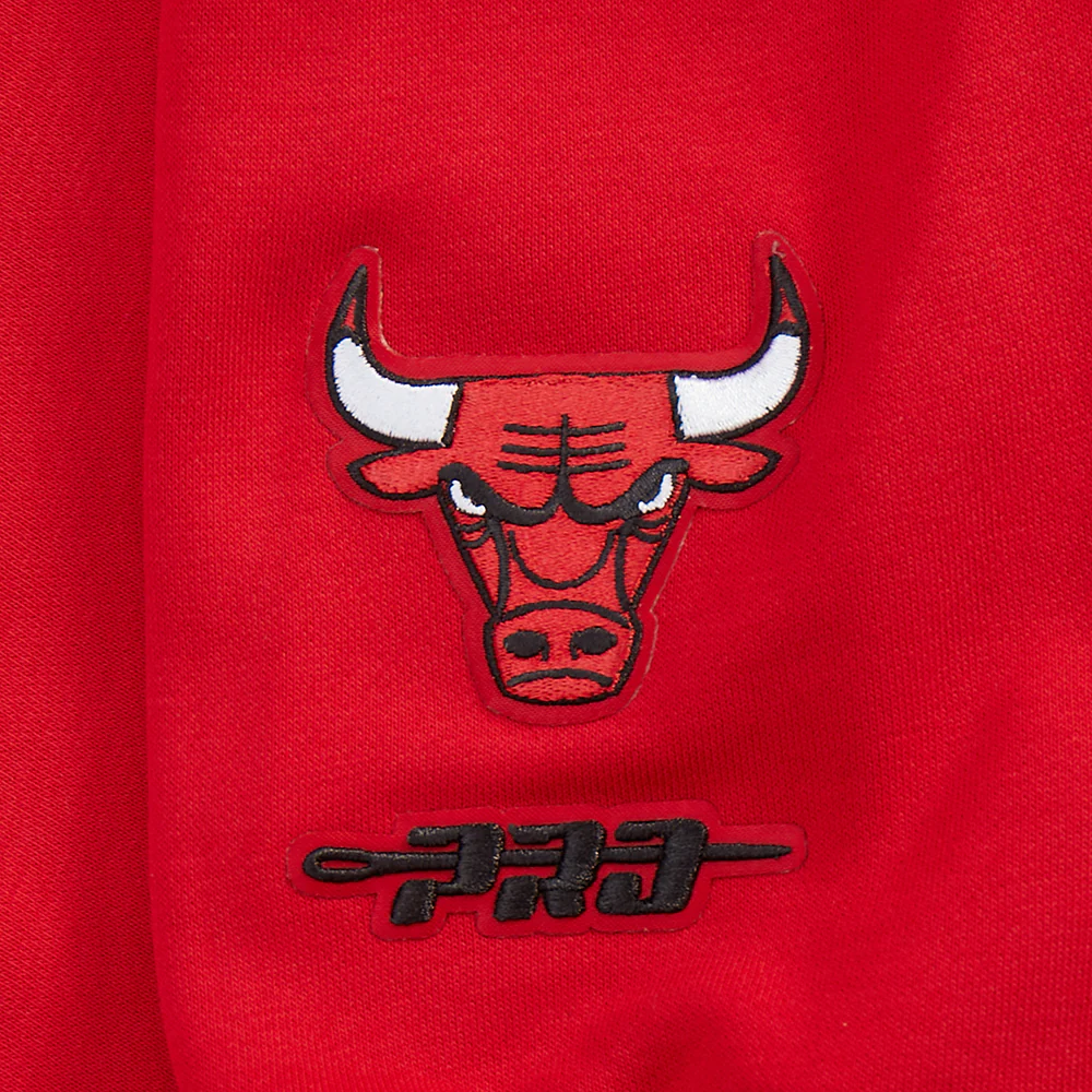 CHICAGO BULLS WINGSPAN WOMEN'S FLC CREWNECK (RED) - Image 6