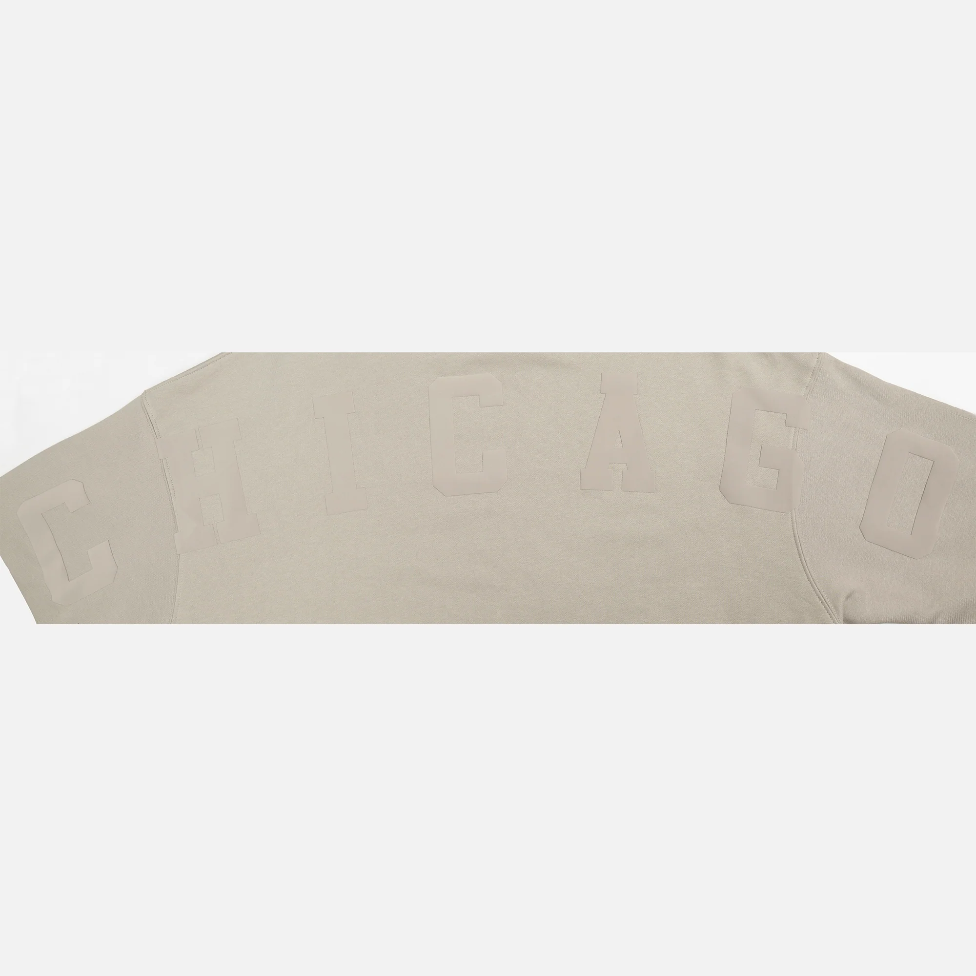 NBA CHICAGO BULLS WINGSPAN WOMEN'S FLC CREWNECK (TAUPE) - Image 11
