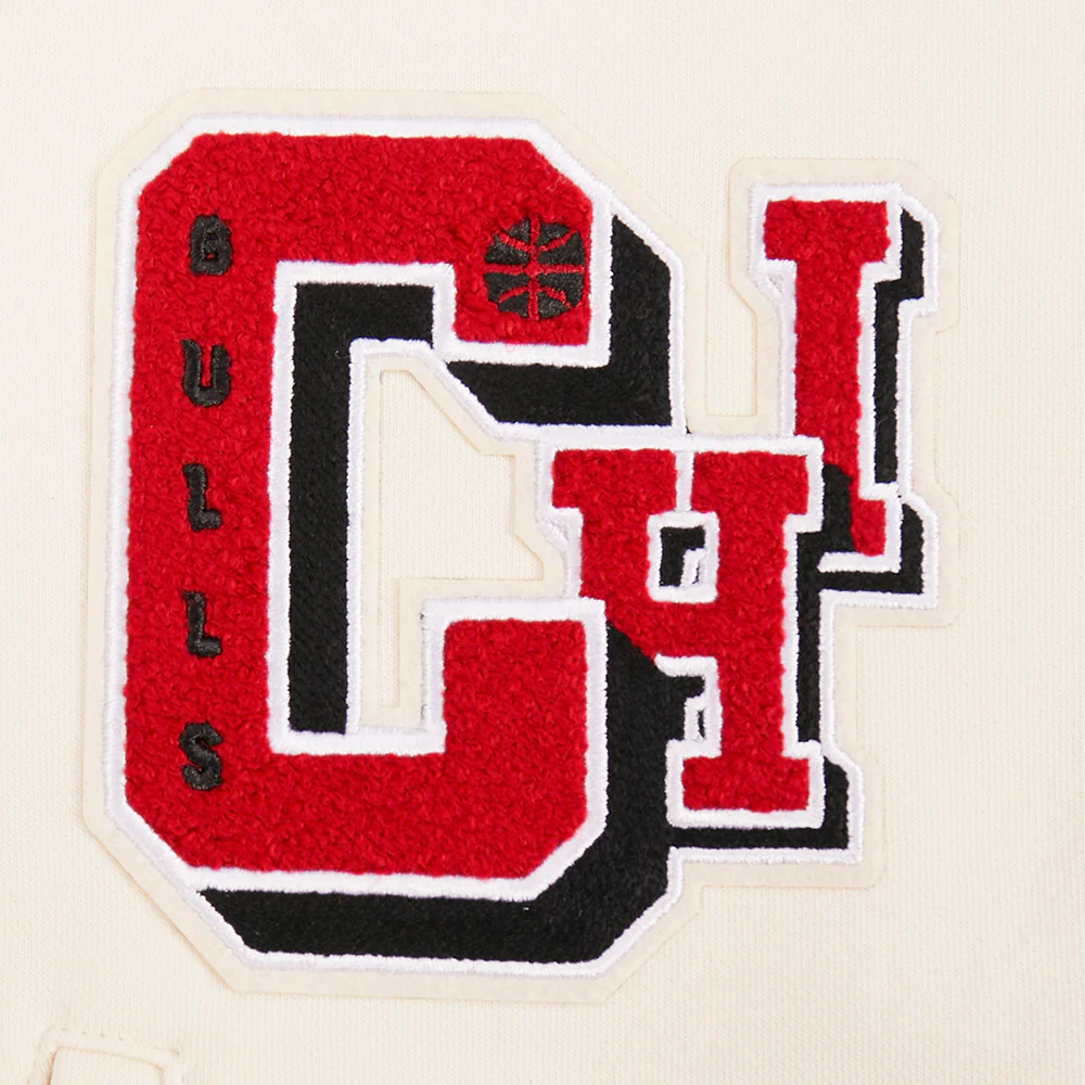 NBA CHICAGO BULLS BEST OF WOMEN'S FLC FZ HOODIE (EGGSHELL) - Image 8
