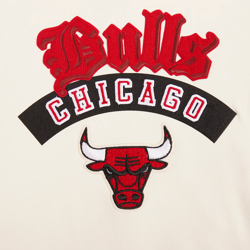 NBA CHICAGO BULLS BEST OF WOMEN'S FLC FZ HOODIE (EGGSHELL) - Image 9