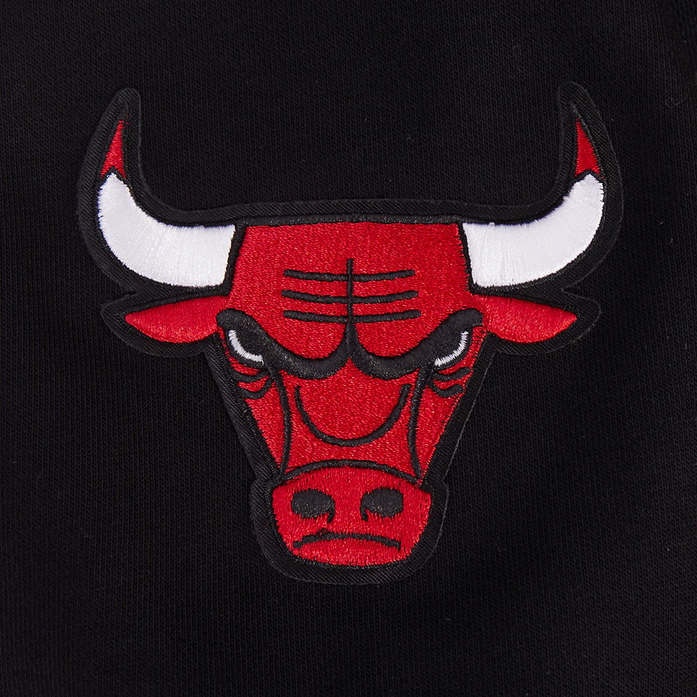 NBA CHICAGO BULLS PARADISE WOMEN'S CREWNECK SWEATSHIRT (BLACK) - Image 7