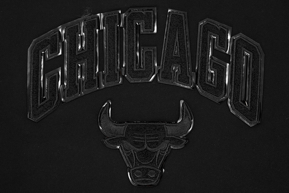 NBA CHICAGO BULLS TRIPLE BLACK WOMEN'S CREWNECK (TRIPLE BLACK) - Image 8