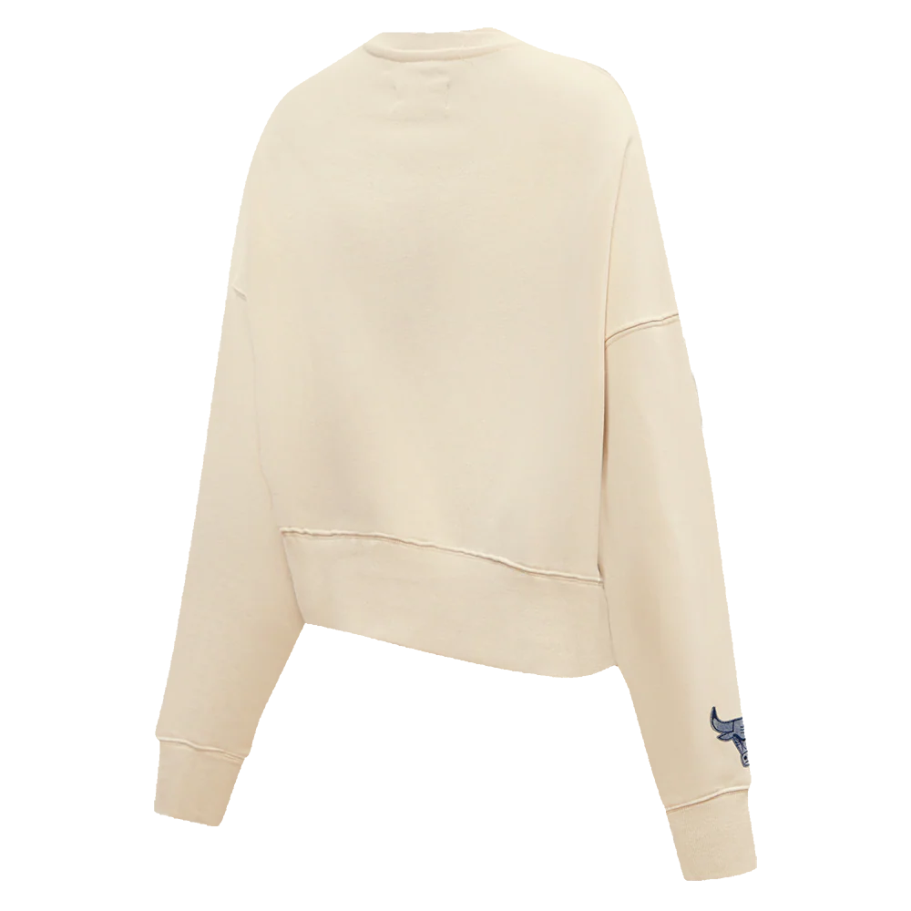 NBA CHICAGO BULLS VARSITY BLUES WOMEN'S CREWNECK (LINEN) - Image 4