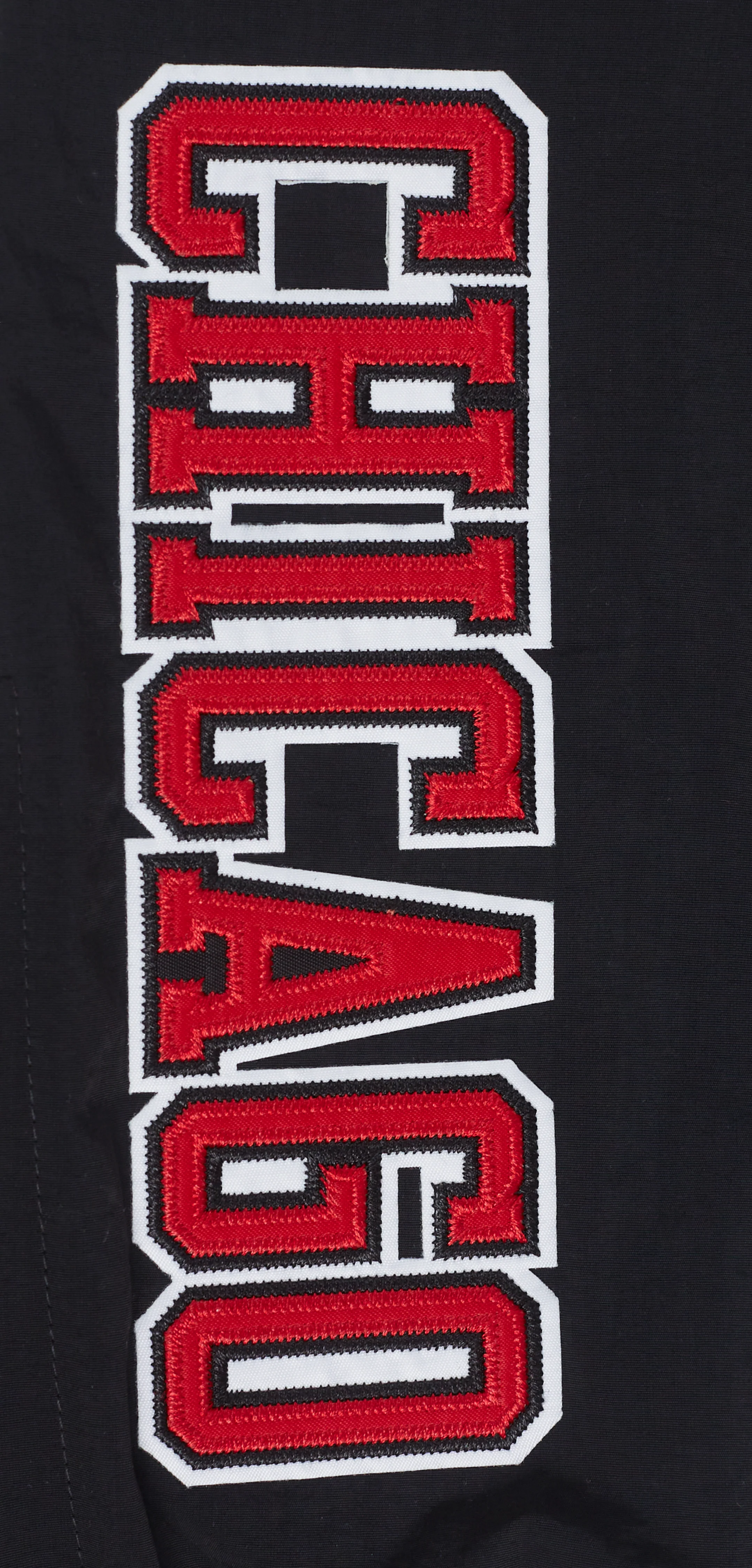 NBA CHICAGO BULLS CLASSIC WOMEN'S WIND WOVEN PANT (BLACK) - Image 6