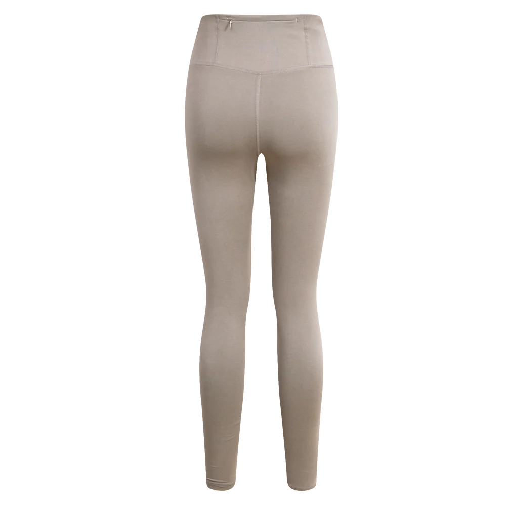 NBA CHICAGO BULLS NEUTRAL WOMEN'S JERSEY LEGGING (TAUPE) - Image 3