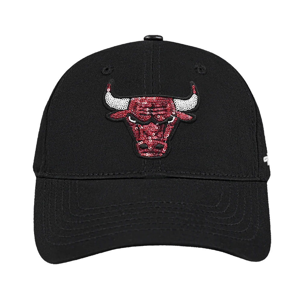 NBA CHICAGO BULLS GAME DAY CLASSICS WOMEN'S DAD HAT (BLACK)
