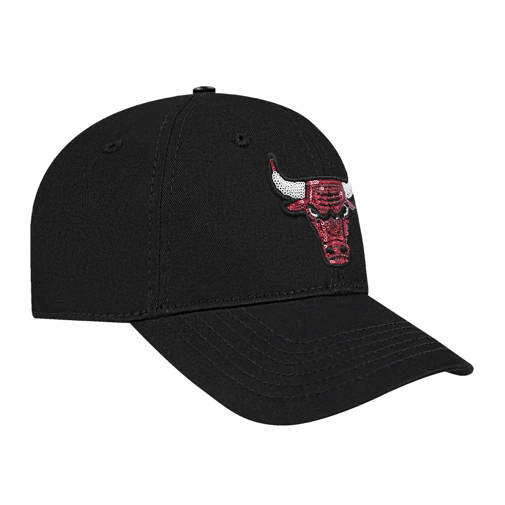 NBA CHICAGO BULLS GAME DAY CLASSICS WOMEN'S DAD HAT (BLACK) - Image 5