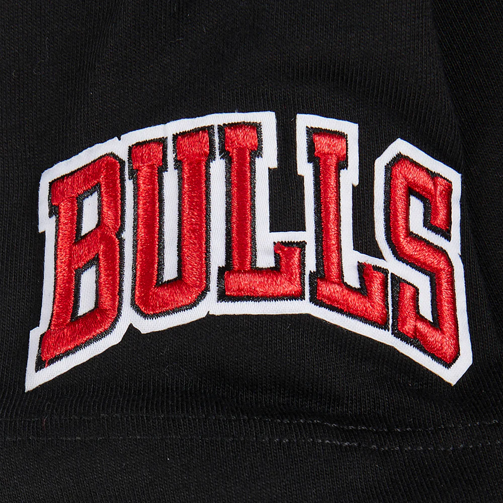 NBA CHICAGO BULLS RETRO CLASSIC LITTLE BOYS SHORT SLEEVE TEE (BLACK) - Image 4