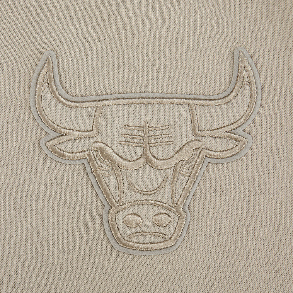 NBA CHICAGO BULLS NEUTRAL LITTLE BOYS FLEECE CREWNECK (TAUPE) - Image 5