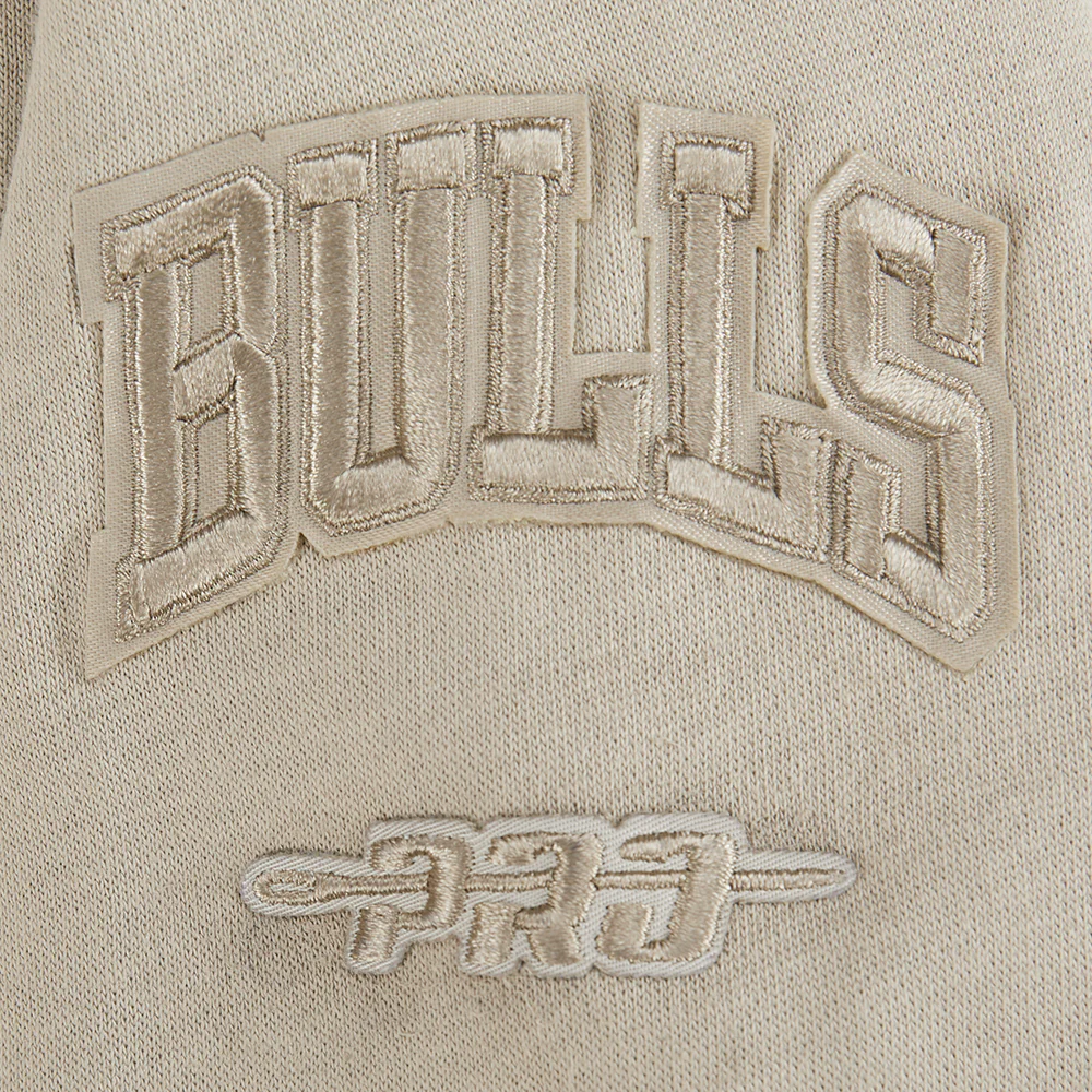 NBA CHICAGO BULLS NEUTRAL LITTLE BOYS FLEECE CREWNECK (TAUPE) - Image 6