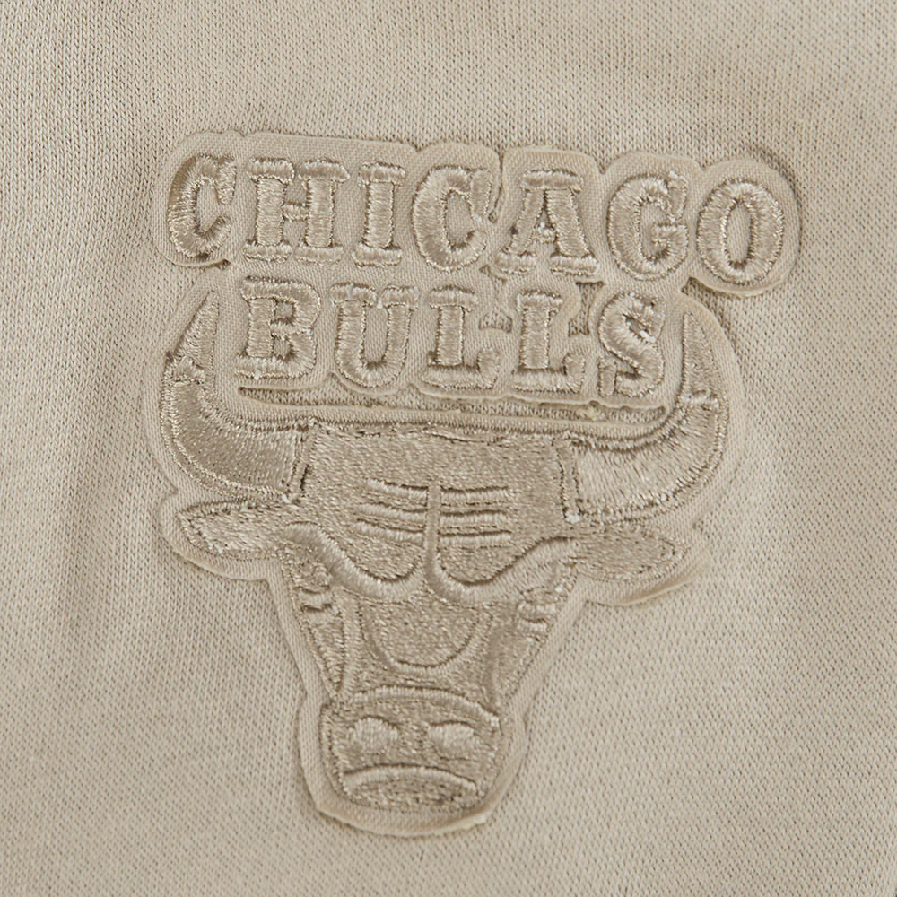 NBA CHICAGO BULLS NEUTRAL LITTLE BOYS FLEECE CREWNECK (TAUPE) - Image 7