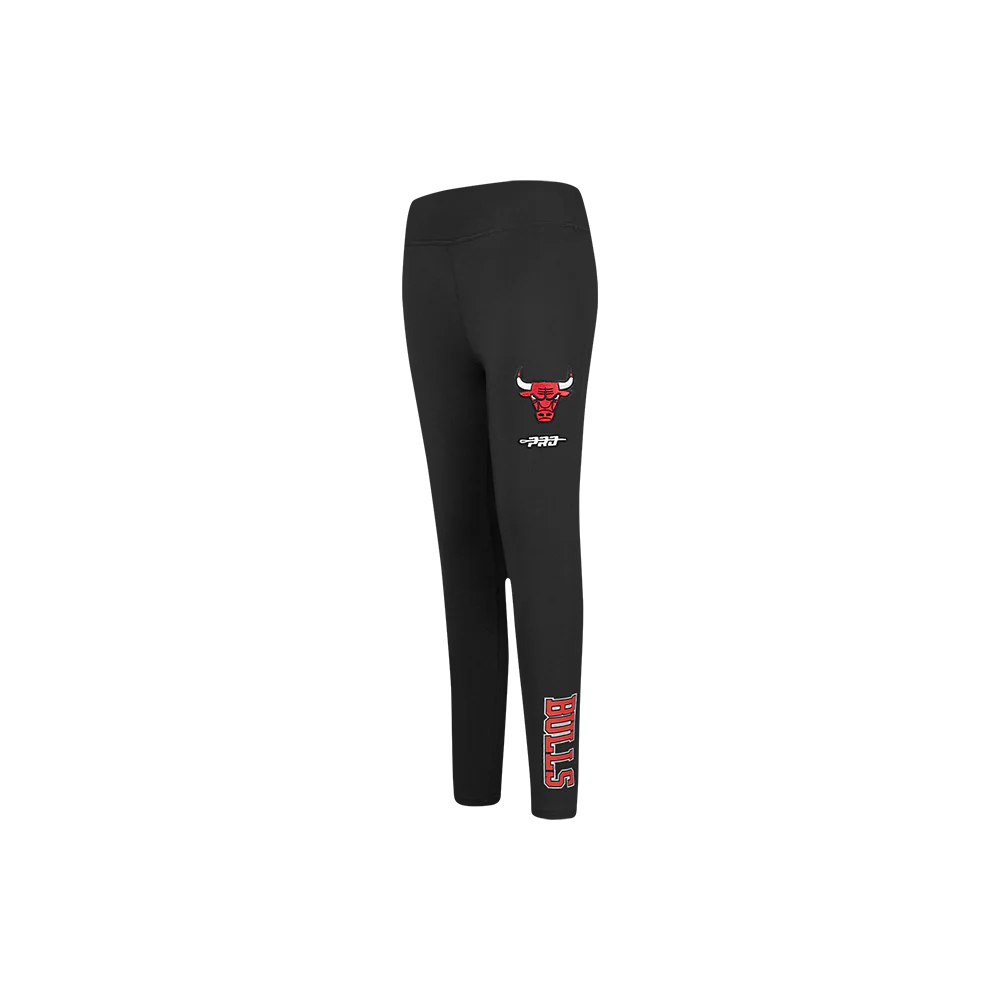 NBA CHICAGO BULLS CLASSIC LITTLE GIRLS LEGGING (BLACK)