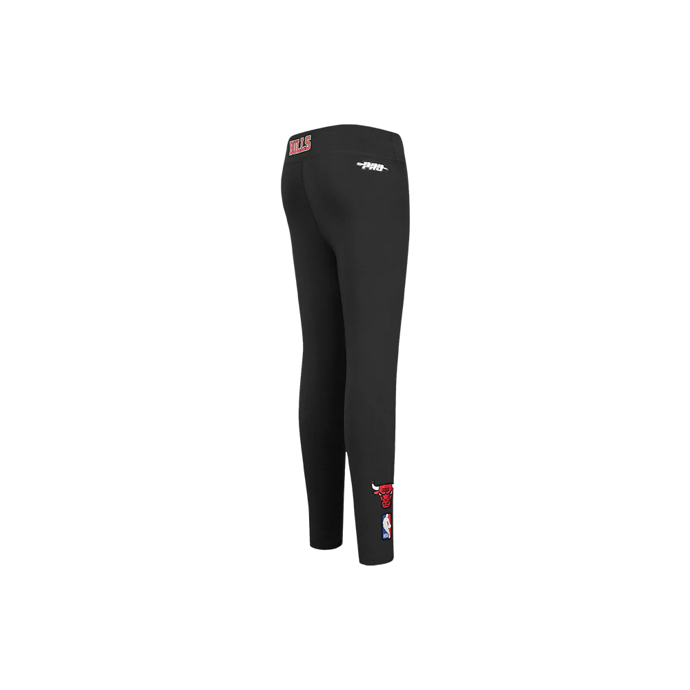 NBA CHICAGO BULLS CLASSIC LITTLE GIRLS LEGGING (BLACK) - Image 3