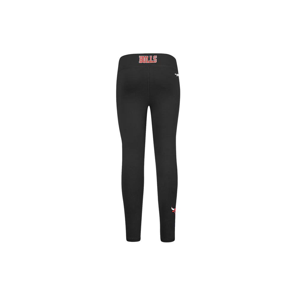 NBA CHICAGO BULLS CLASSIC LITTLE GIRLS LEGGING (BLACK) - Image 4