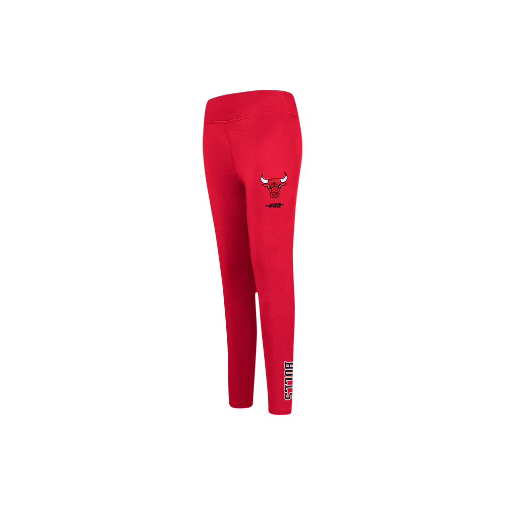 NBA CHICAGO BULLS CLASSIC LITTLE GIRLS LEGGING (RED)
