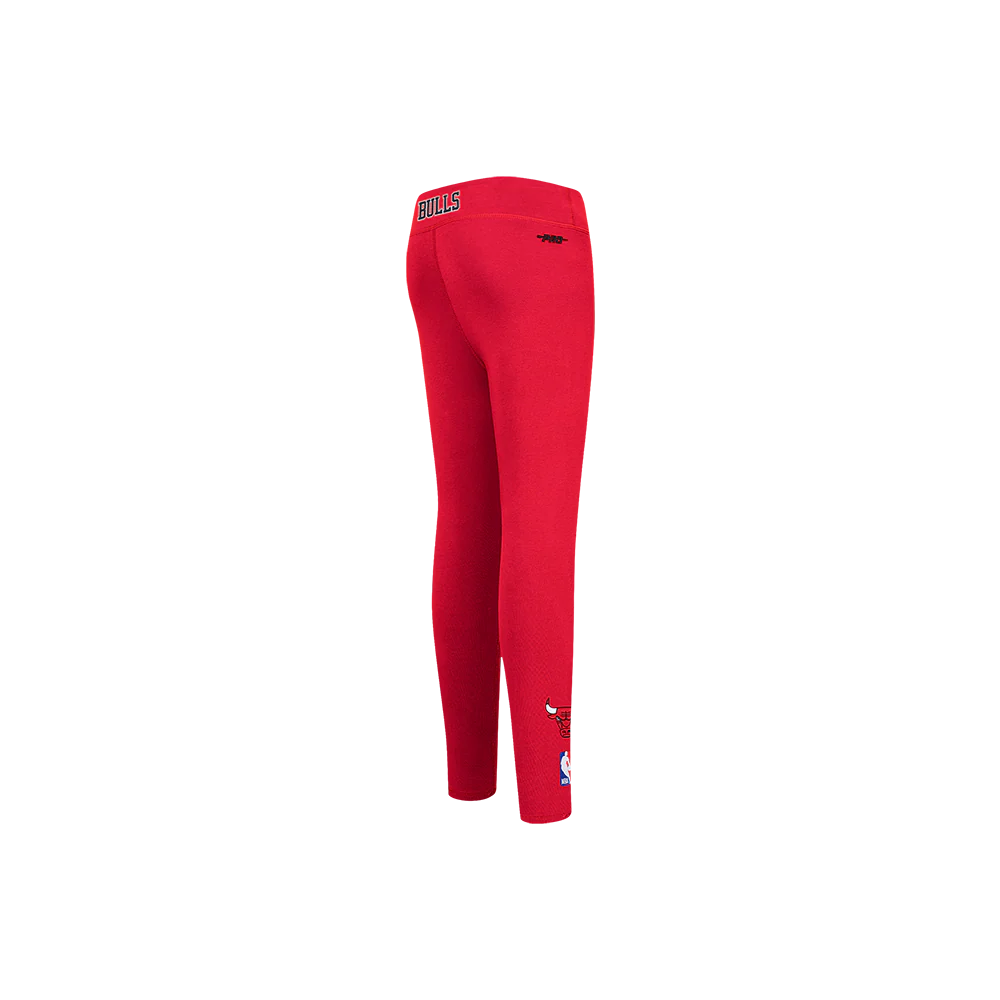 NBA CHICAGO BULLS CLASSIC LITTLE GIRLS LEGGING (RED) - Image 3