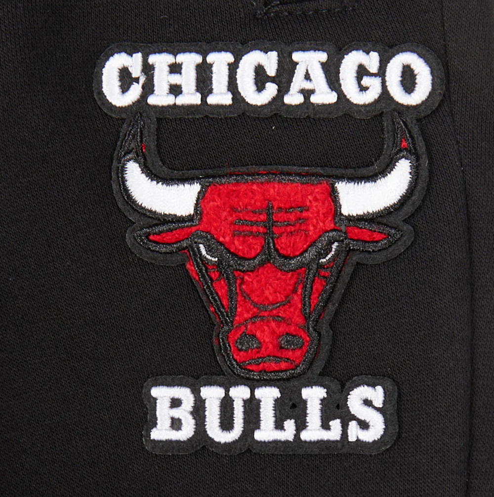 NBA CHICAGO BULLS RETRO CLASSIC TODDLER BOYS RIB SWEATPANT (BLACK/RED/BLACK) - Image 6