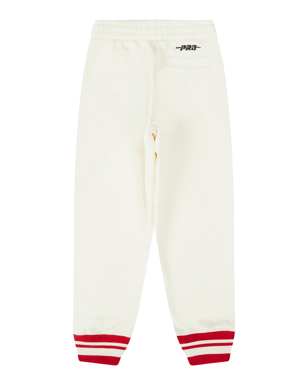 NBA CHICAGO BULLS RETRO CLASSIC TODDLER BOYS RIB SWEATPANT (EGGSHELL/ RED) - Image 5