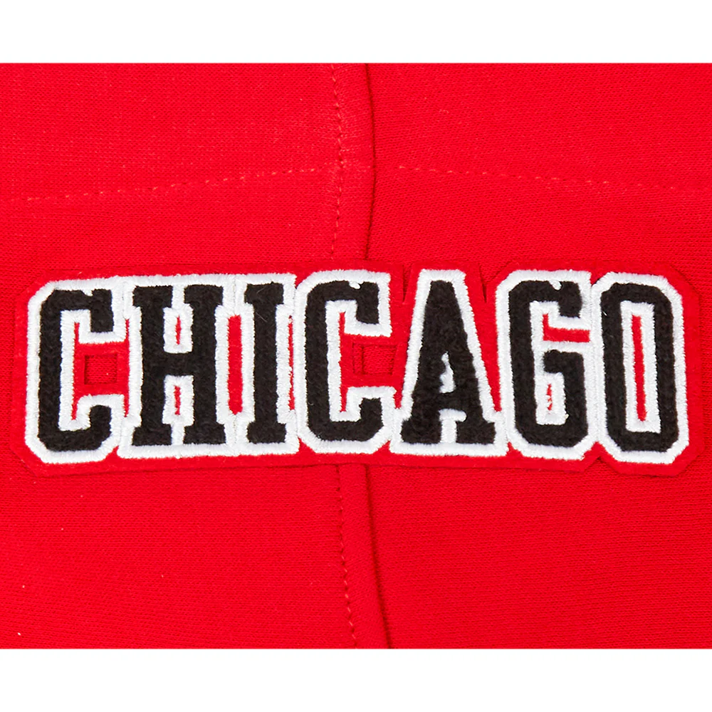 NBA CHICAGO BULLS CLASSIC TODDLER BOYS FLEECE PULLOVER HOODIE (RED) - Image 8