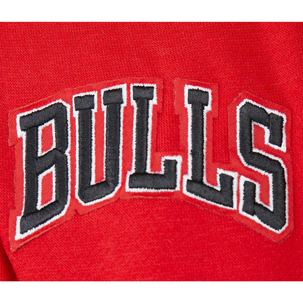 NBA CHICAGO BULLS CLASSIC TODDLER BOYS FLEECE FULL ZIP HOODIE (RED) - Image 7