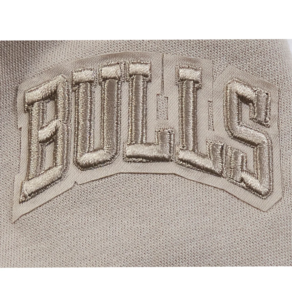 NBA CHICAGO BULLS NEUTRAL TODDLER BOYS FLEECE PULLOVER HOODIE (TAUPE) - Image 6