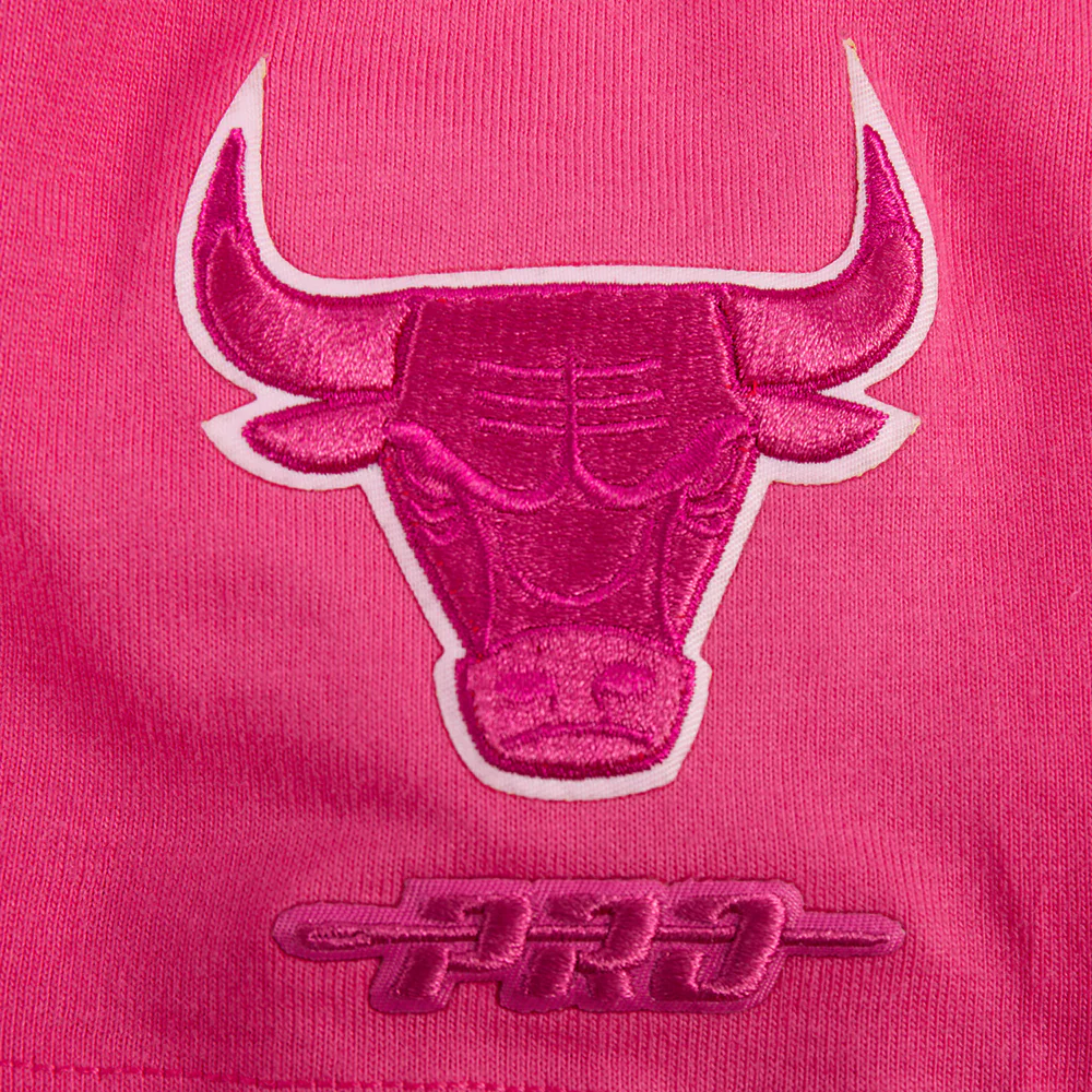 NBA CHICAGO BULLS TRIPLE PINK TODDLER GIRLS SHORT SLEEVE BOXY TEE (BEETROOT PURPLE) - Image 5