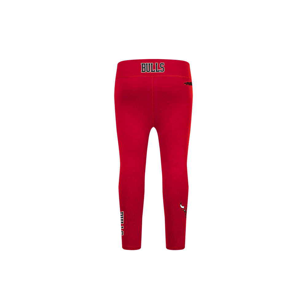 NBA CHICAGO BULLS CLASSIC TODDLER GIRLS LEGGING (RED) - Image 4