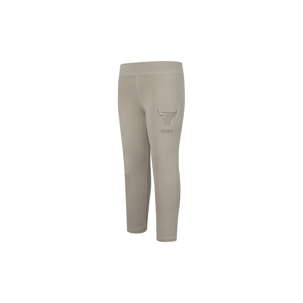 NBA CHICAGO BULLS NEUTRAL TODDLER GIRLS LEGGING (TAUPE)