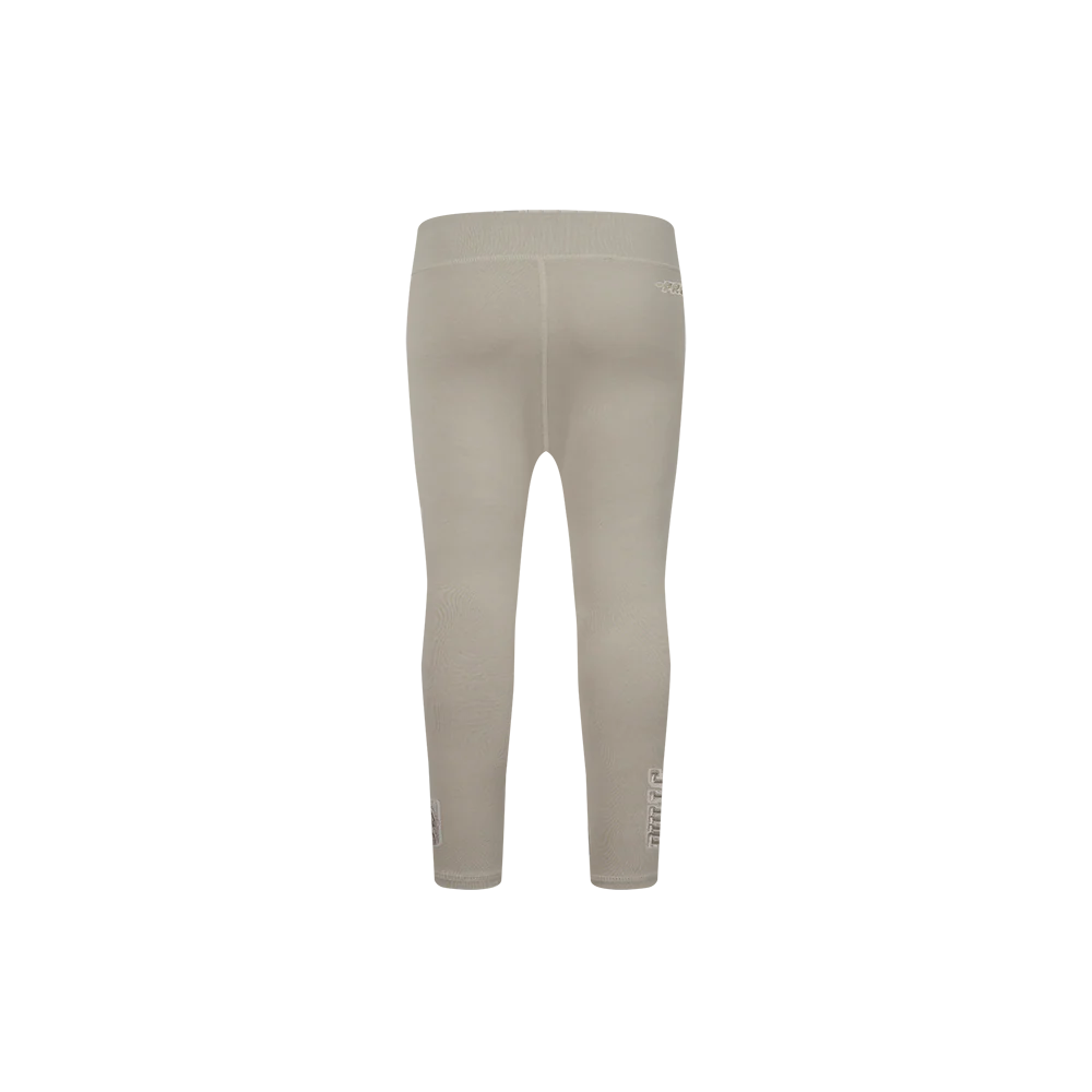 NBA CHICAGO BULLS NEUTRAL TODDLER GIRLS LEGGING (TAUPE) - Image 4