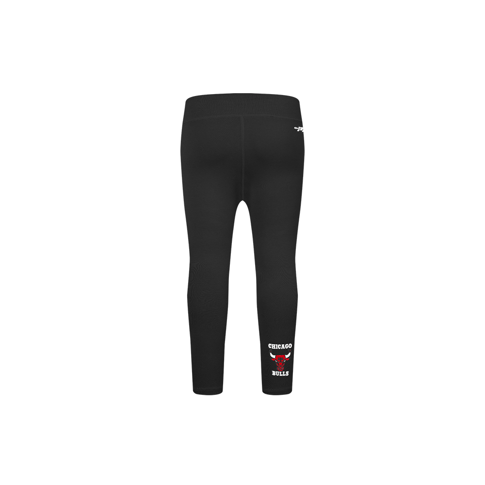 NBA CHICAGO BULLS RETRO CLASSIC TODDLER GIRLS LEGGING (BLACK) - Image 4
