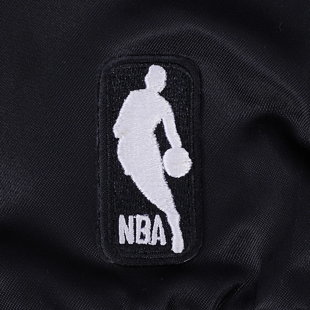 NBA CHICAGO BULLS TEAM CRYSTALLINE WOMEN'S SATIN JACKET (BLACK) - Image 11
