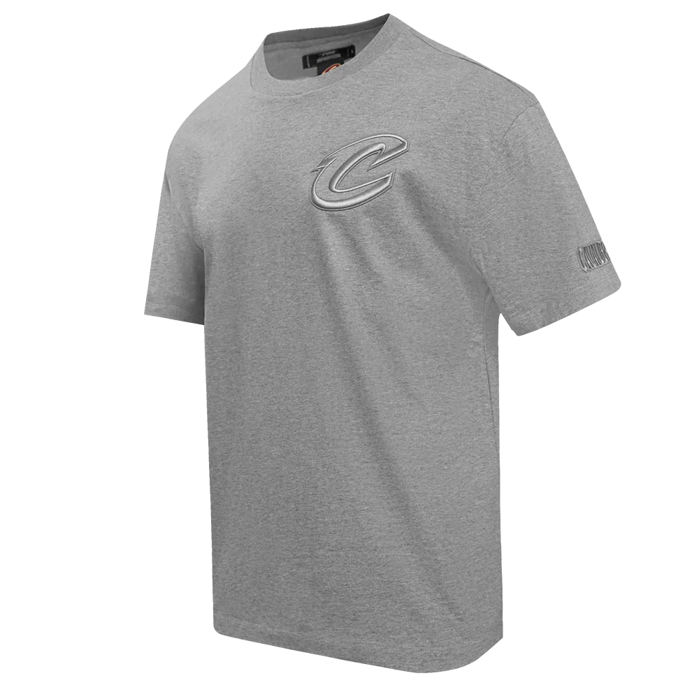 NBA CLEVELAND CAVALIERS NEUTRAL MEN'S DROP SHOULDER TEE (DARK HEATHER GRAY) - Image 2