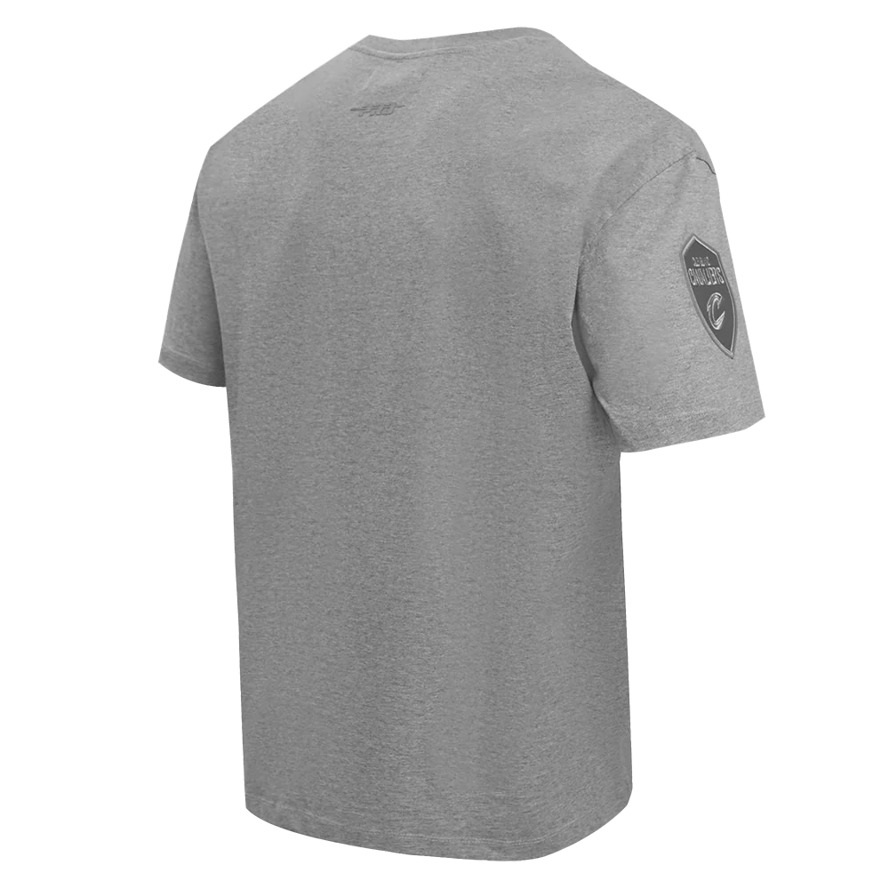 NBA CLEVELAND CAVALIERS NEUTRAL MEN'S DROP SHOULDER TEE (DARK HEATHER GRAY) - Image 4