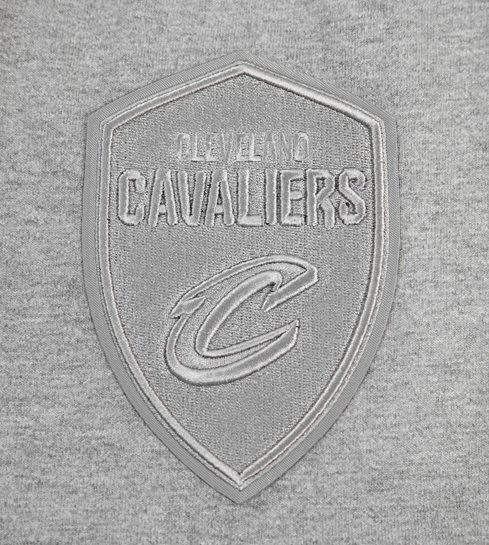 NBA CLEVELAND CAVALIERS NEUTRAL MEN'S DROP SHOULDER TEE (DARK HEATHER GRAY) - Image 6