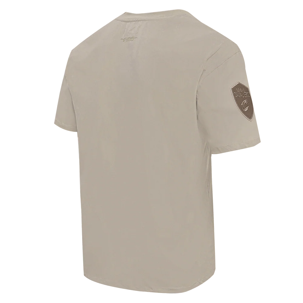 NBA CLEVELAND CAVALIERS NEUTRAL DROP SHOULDER MEN'S TEE (TAUPE) - Image 5