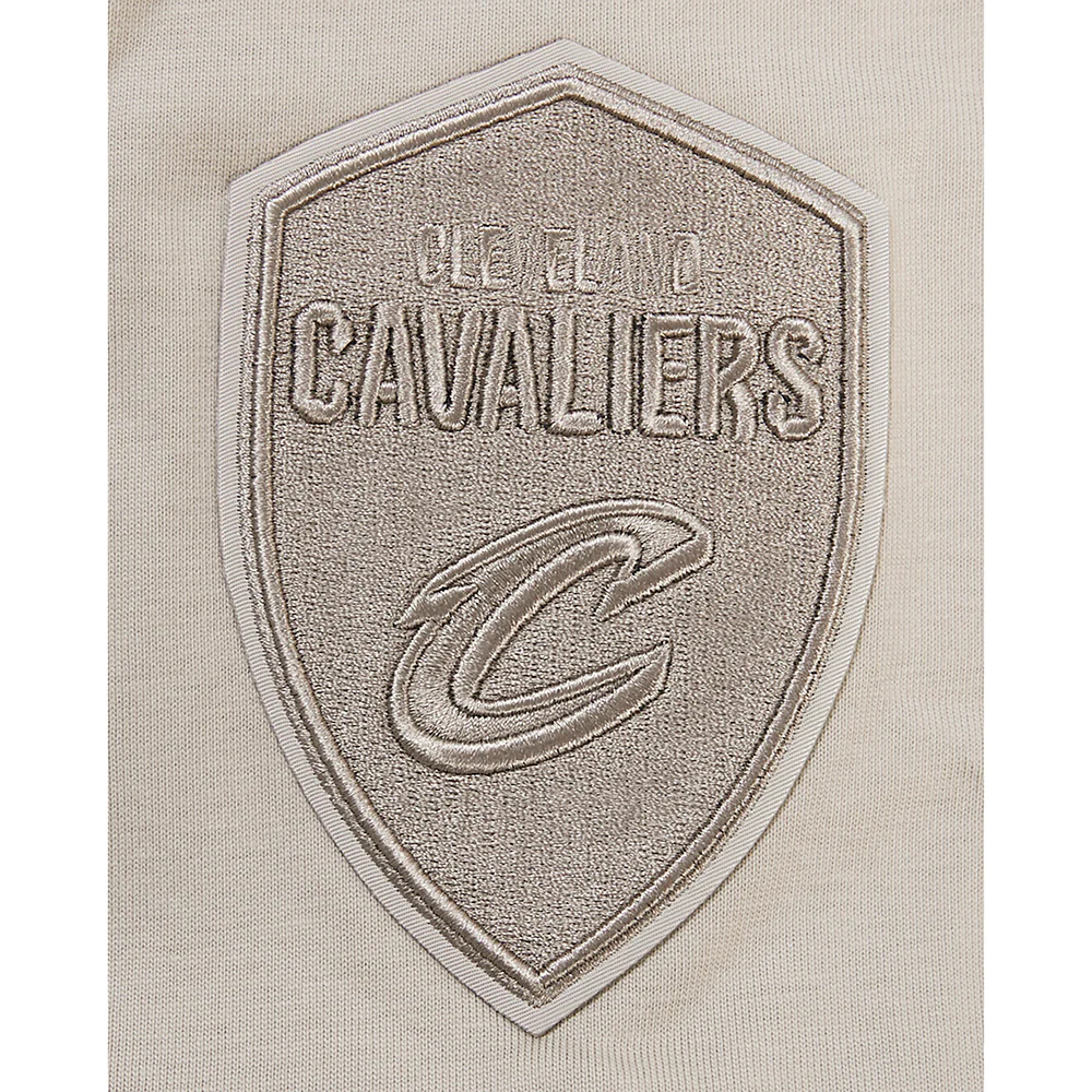 NBA CLEVELAND CAVALIERS NEUTRAL DROP SHOULDER MEN'S TEE (TAUPE) - Image 7