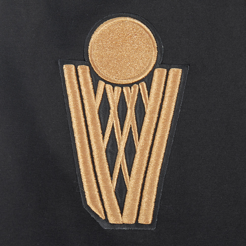 NBA CLEVELAND CAVALIERS CLASSIC CHENILLE MEN'S DOUBLE KNIT TEE (BLACK) - Image 12