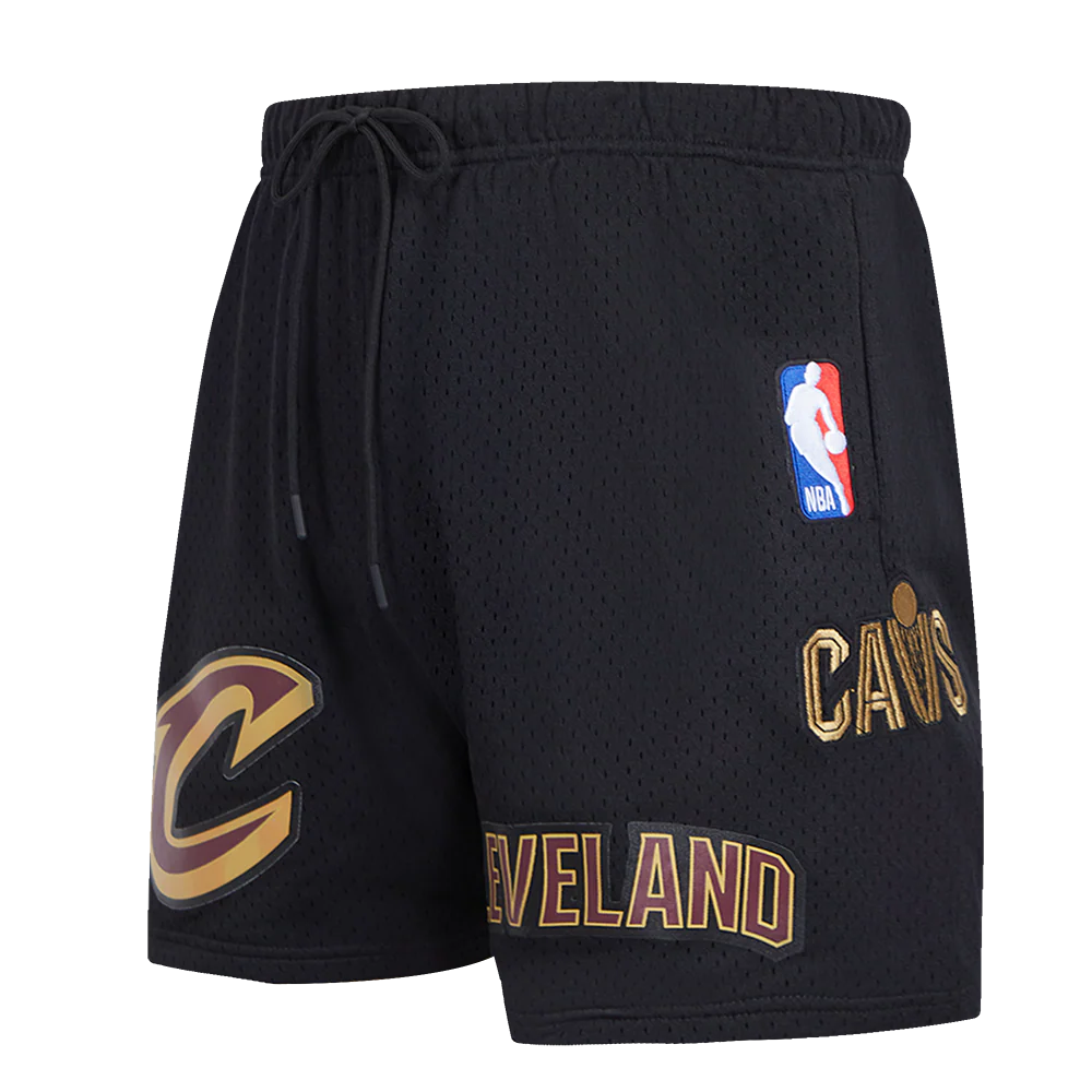 NBA CLEVELAND CAVALIERS CLASSIC MESH MEN'S SHORT (BLACK) - Image 2