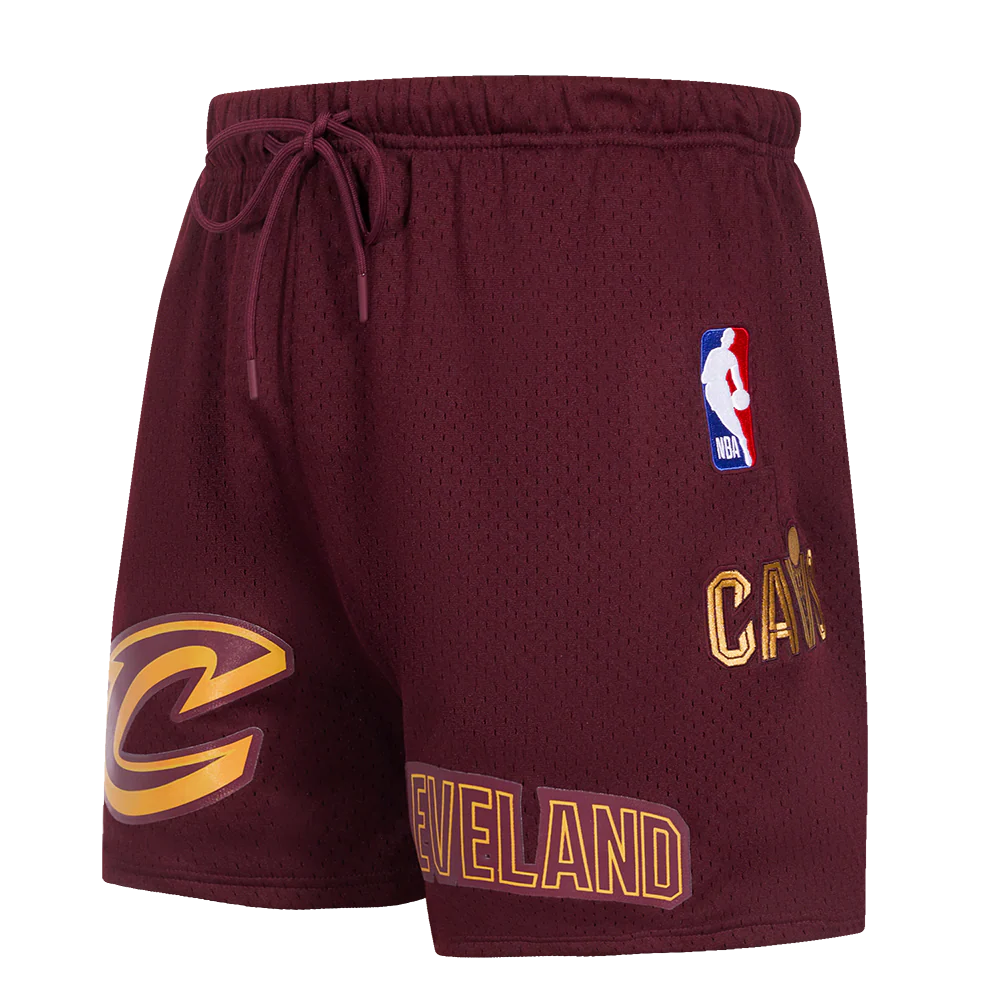 NBA CLEVELAND CAVALIERS CLASSIC MESH MEN'S SHORT (WINE) - Image 5