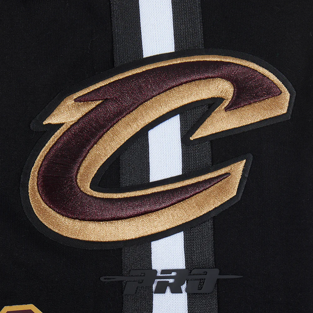 NBA CLEVELAND CAVALIERS CLASSIC CHENILLE MEN'S DK SHORT (BLACK) - Image 9